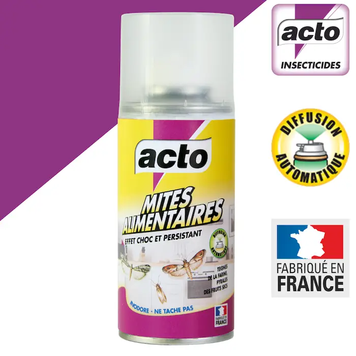 Fumigène anti mites alimentaires PROTECT Acto 125 ml - Éclairage de qualité avec frais de port offerts