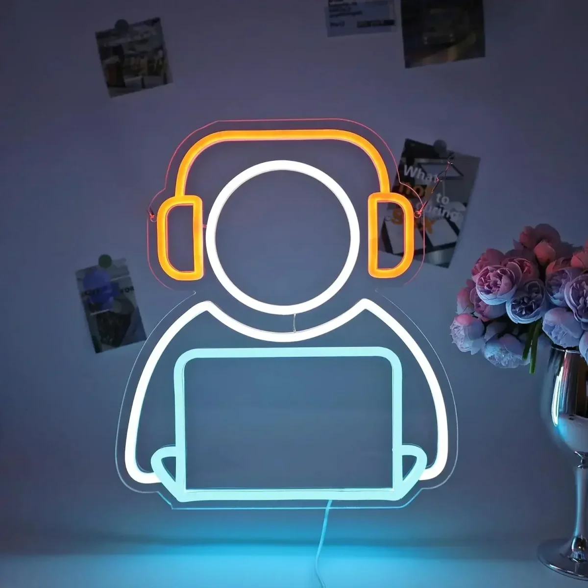 Neon Gamer Casque - Éclairage de qualité avec frais de port offerts - {'count': 1, 'name': 'économique'}