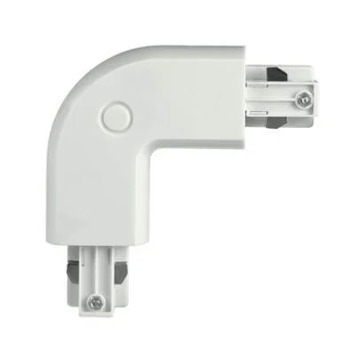 Connecteur L droit/gauche pour rail triphasé,blanc - Accessoires pratiques maison pour un intérieur plus fonctionnel Raccord Droit pour Rail Magnétique Slim Series • IluminaShop France