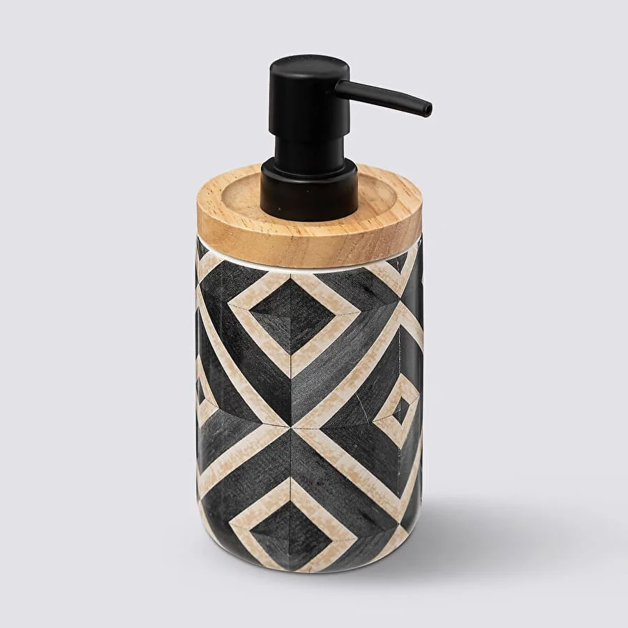 Distributeur savon blanc céramique deco Édition Limitée Art Table Française Promotion