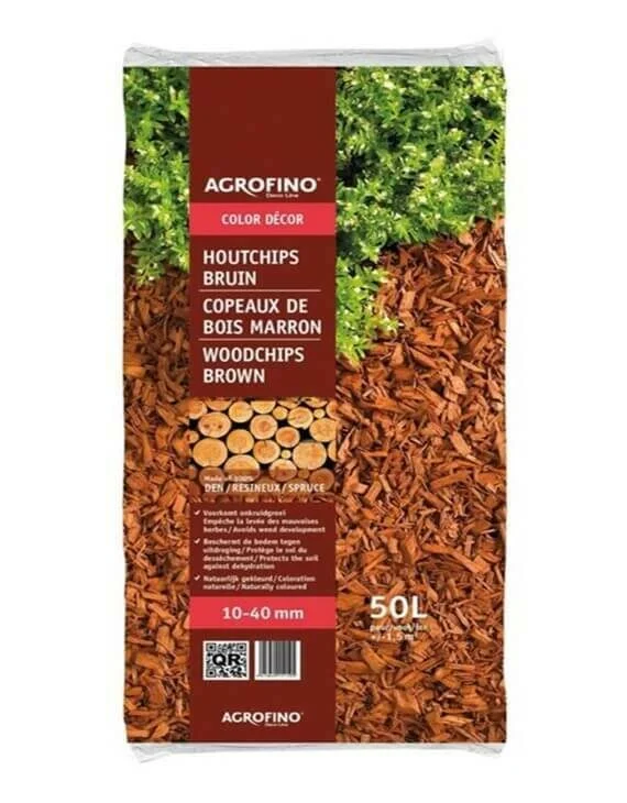 Copeaux de bois RESINEUX BRUN Agrofino COLOR DECOR - Saldi Straordinari – Offerte Speciali Disponibili Adesso - paillage copeau bois resineu decor