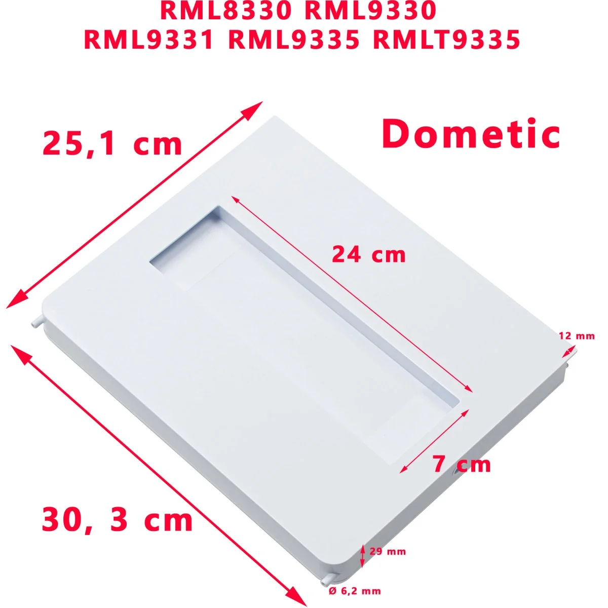 Porte freezer réfrigerateur Dometic des modèles RML8330 RML9330 RML9331 RML9335 RMLT9335 par Dometic - Accessoires Outdoor pour Plus de Liberté de Mouvement Marathon Congélateur/réfrigérateur vertical convertible de 21,2 pi³ MF