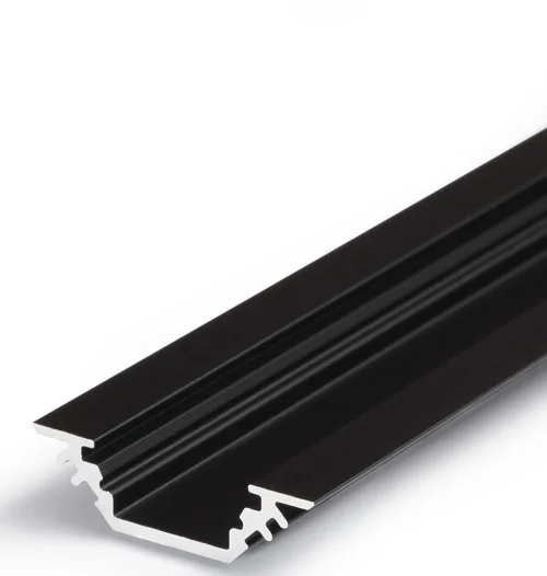 Profilé LED TRIO10 /2m alu anodisé noir (BC/-) - Saldi Straordinari – Offerte Speciali Disponibili Adesso - led aluminium profilé led m anodisé