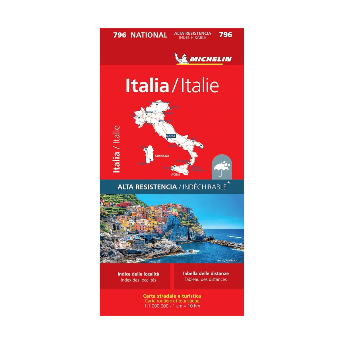Carte nationale 796 Italie indéchirable – Michelin - Édition Limitée – L’Art de la Table Française en Promotion ! - {'count': 1, 'name': 'plateau'}