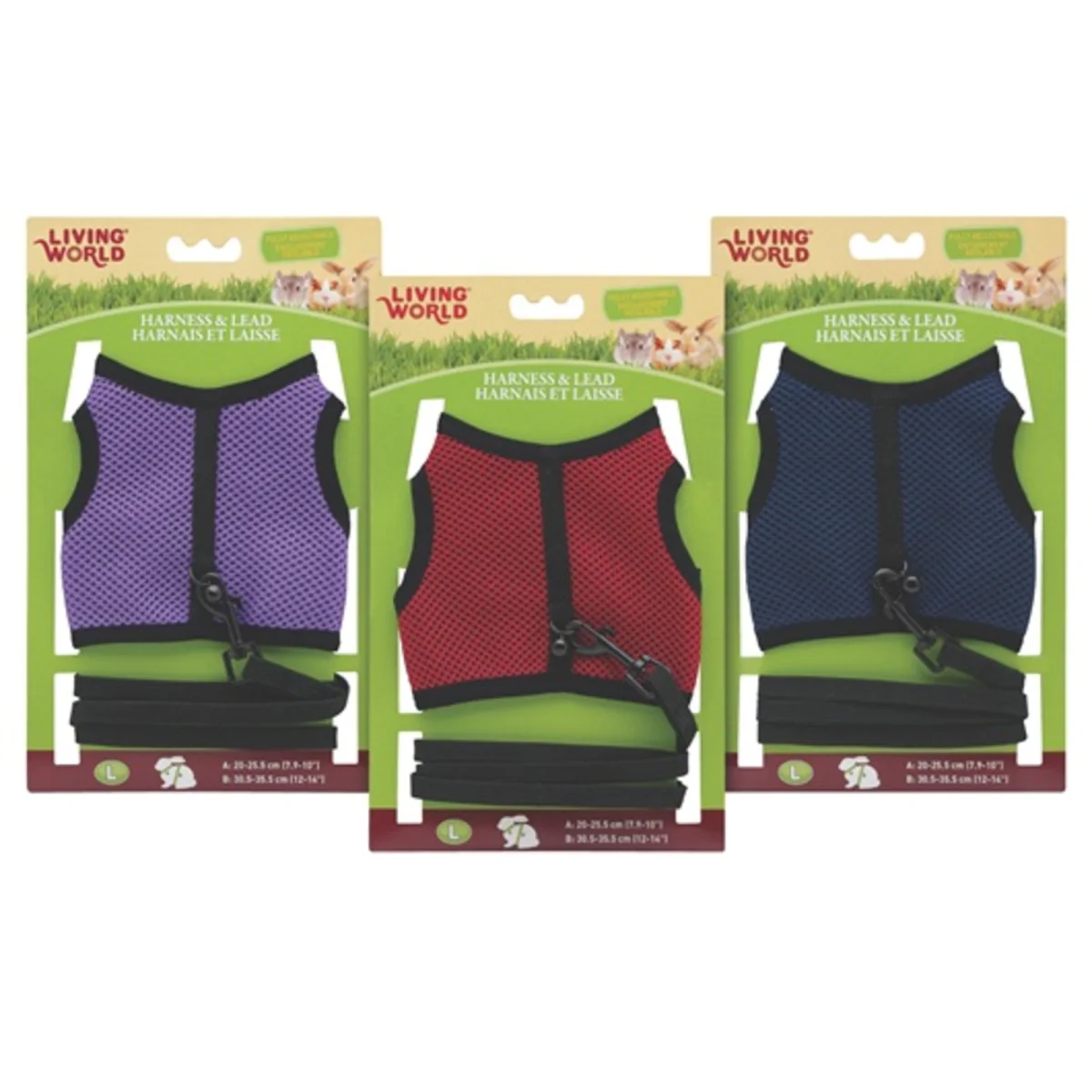 Ensemble laisse et grand harnais en polyester pour cobaye et lapin – LIVING WORLD - Saldi Straordinari – Offerte Speciali Disponibili Adesso - {'count': 1, 'name': 'Bretelles'}