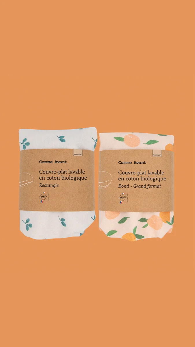 Couvre-plat Lavable Coton Huttard Bio – Adapté à tous Contenants – Réutilisable – Zéro Déchet – Fabrication Française - Vins Rouges Harmonieux pour Chaque Occasion