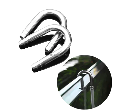 Courbe U inox coude pour tuyau à air aquarium - ​Drones Professionnels & Grand Public | Boutique Française​ - {'count': 1, 'name': 'courte'}