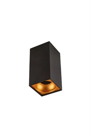 SPOT PLAFONNIER A GU10 NOIR CARRE - Saldi Straordinari – Offerte Speciali Disponibili Adesso power
