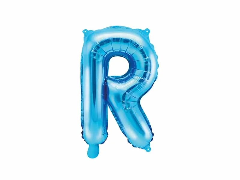 Ballon lettre R- Bleu - ​Boulangerie-Pâtisserie | Pain pâtisserie au Levain & Viennoiseries