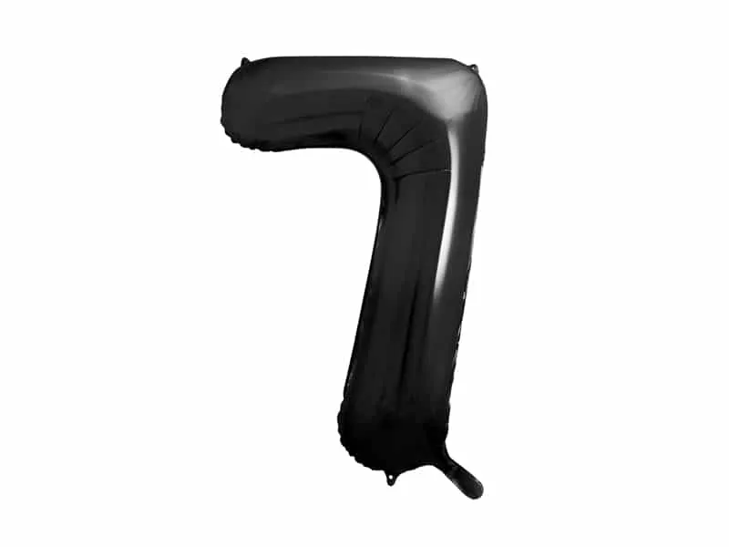 Ballon Géant chiffre Noir ​Boulangerie Pâtisserie Pain Levain Viennoiseries