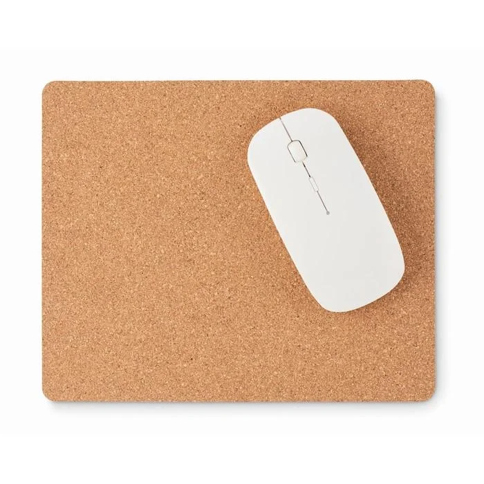 Tapis de souris publicitaire en liège - Vins Rouges Harmonieux pour Chaque Occasion Bouteille de Champagne & Coffret Gravé "Meilleure" sur Mesure | CadoMaestro