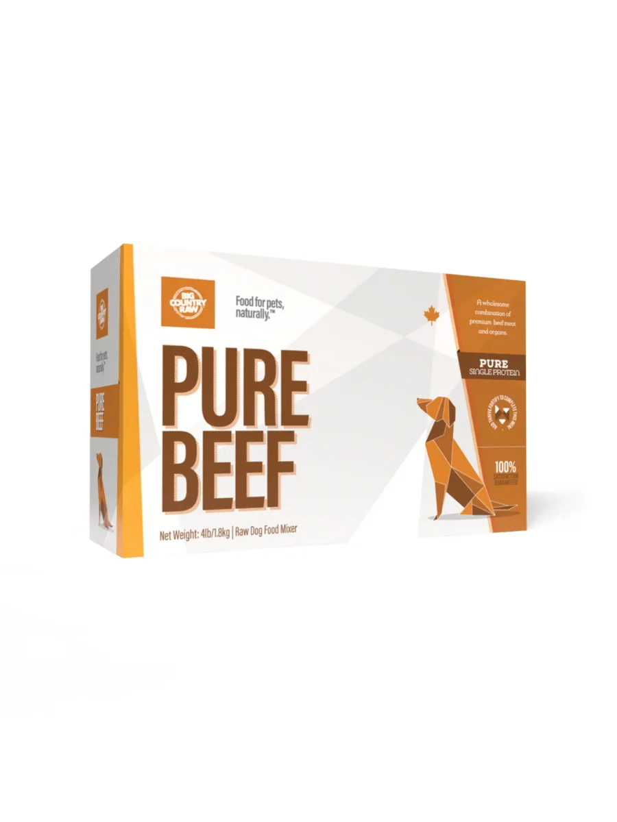 BIG COUNTRY RAW - Pure boeuf 4 lbs - Saldi Straordinari – Offerte Speciali Disponibili Adesso Nourriture crue PURE boeuf Big Country Raw 4 lb - Sherbrooke Canin