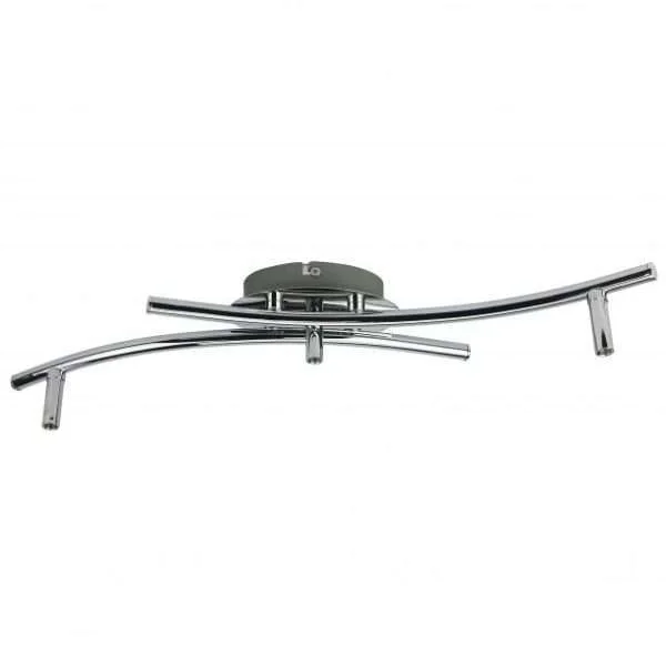 Réglette 3 spots LED REMIXLED argentée en métal - Accessoires pratiques maison pour un intérieur plus fonctionnel Réglette de cuisine avec prises et ports USB LED/18W/230V 4000K argent |  Lumimania