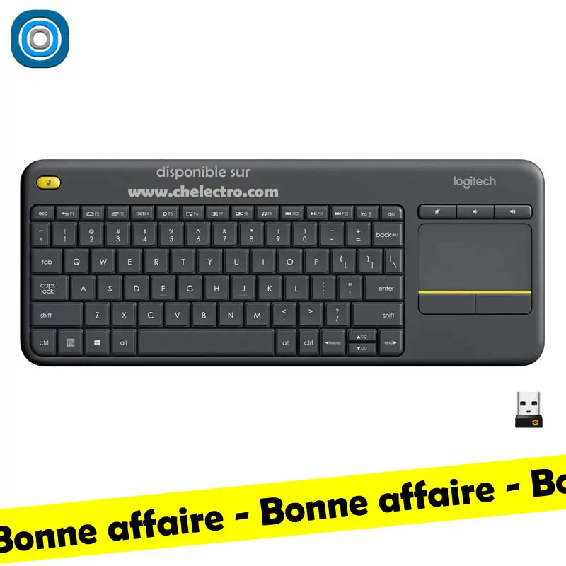 Clavier Logitech K400 Plus - ​Drones Professionnels & Grand Public | Boutique Française​ - headphone amp - amp boutique