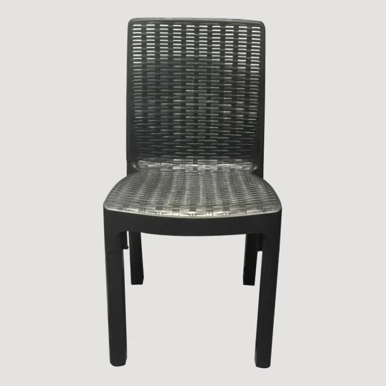 Chaise moderne blanc de terrasse en plastique effet rotin - E-shop mondial – Produits durables, modernes et accessibles partout