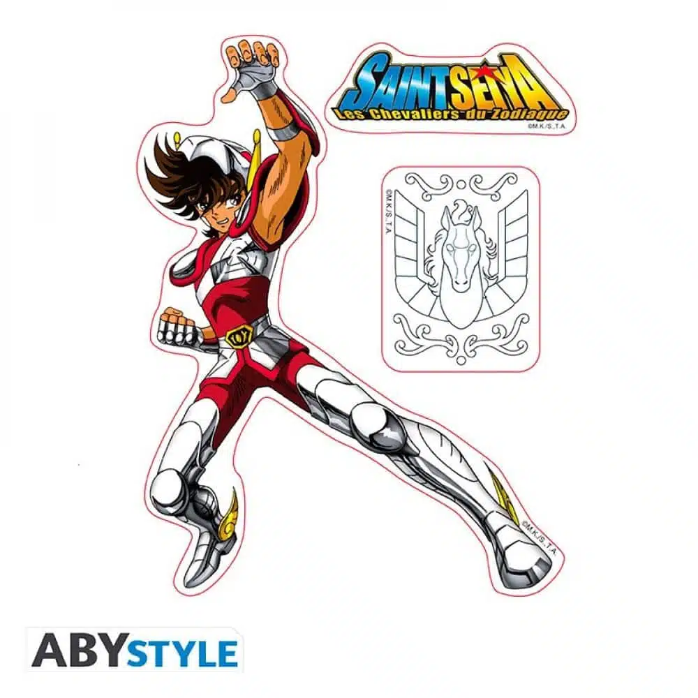 SAINT SEIYA Stickers 16x11cm/ planches Shiryu Saldi Straordinari Offerte Speciali Disponibili Adesso