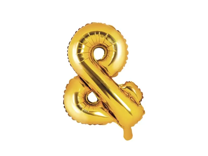 Ballon Symbole « & » – Or - ​Boulangerie-Pâtisserie | Pain au Levain & Viennoiseries​ - {'count': 1, 'name': 'libres'}