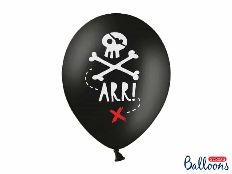 Ballons Pirate – Noir – Lot de 6 - ​Boulangerie-Pâtisserie | Pain au Levain & Viennoiseries​ - {'count': 1, 'name': 'chaleur'}