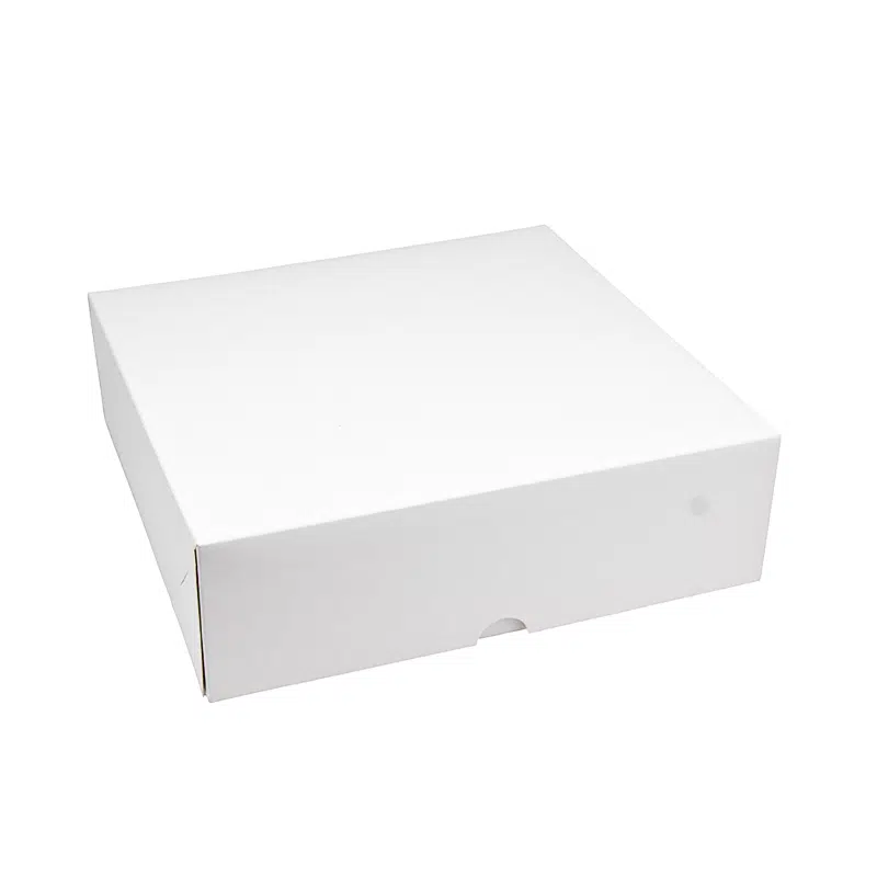 Boite pâtissière carton blanc 20 x 8 cm par 50 - Saldi Straordinari – Offerte Speciali Disponibili Adesso - 21x10x7 cm boite carton cm 50