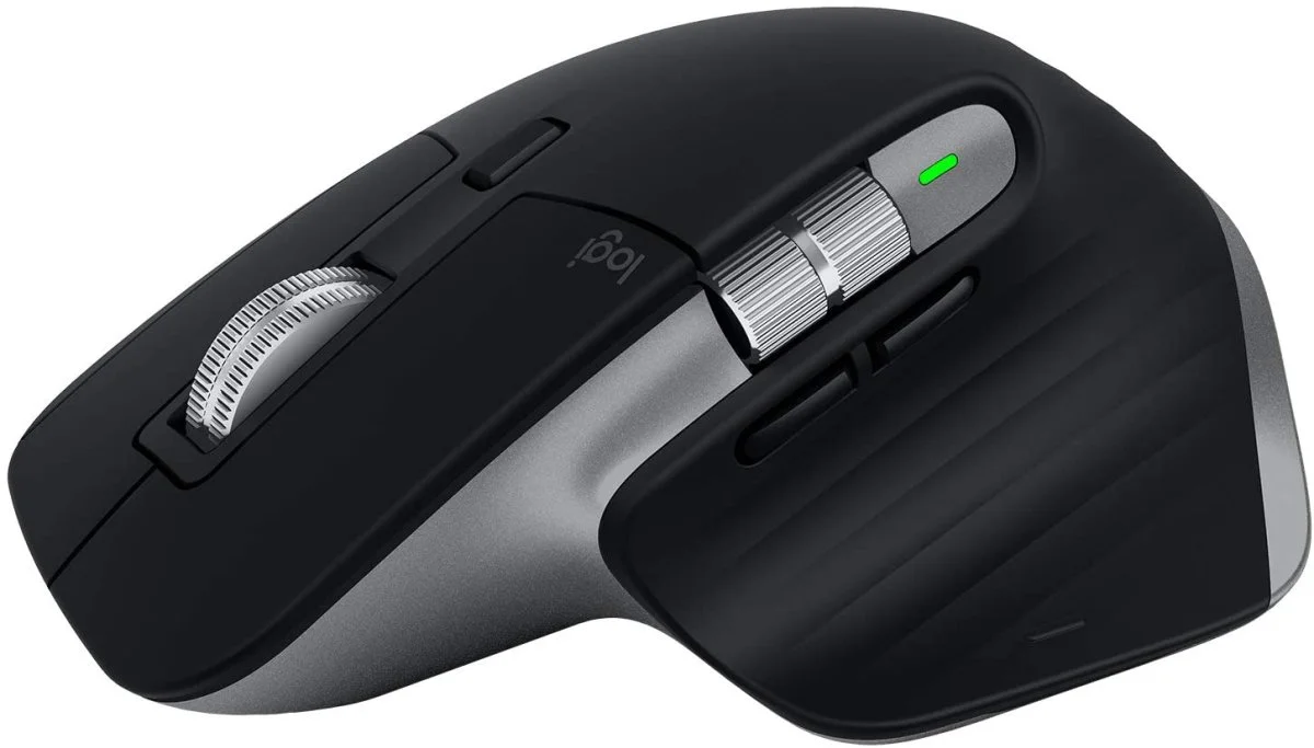 Souris MX Master 3 Advanced, Récepteur USB Bluetooth/2.4GHz, Défilement rapide, Toute Surface, 7 Boutons, Rechargeable, Gris foncé – Logitech - Organisation de la maison avec des solutions de rangement - {'count': 1, 'name': 'boîtier'}