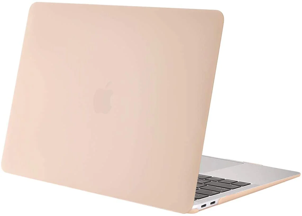 Coque plastique rigide uniquement compatible avec MacBook Air 13 2020 2019 2018 A2337 M1 A2179 A1932, Avec Film&Webcam Retina Display, camel – MOSISO - Organisation de la maison avec des solutions de rangement
