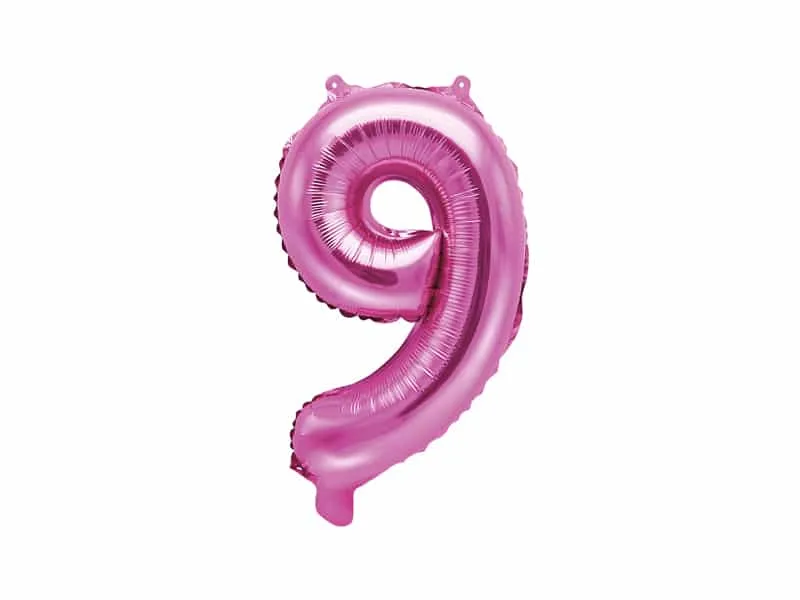 Ballon chiffre 9 – Rose - ​Boulangerie-Pâtisserie | Pain au Levain & Viennoiseries​ - {'count': 1, 'name': 'ANTAN'}