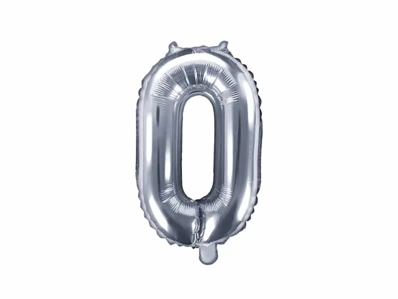 Ballon chiffre 0 – Argent - ​Boulangerie-Pâtisserie | Pain au Levain & Viennoiseries​ Pâtisserie