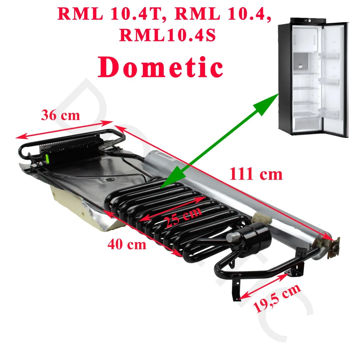 Dometic, agregat pour les modèles RML 10.4T, RML 10.4 , RML10.4S - Accessoires Outdoor pour Plus de Liberté de Mouvement - Lacoste