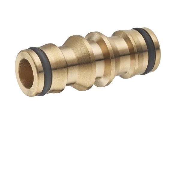 Raccord laiton arrosage double automatique - Accessoires Outdoor pour Plus de Liberté de Mouvement Raccord d'arrosage gros débit 25 mm : Produits, pompes Spido