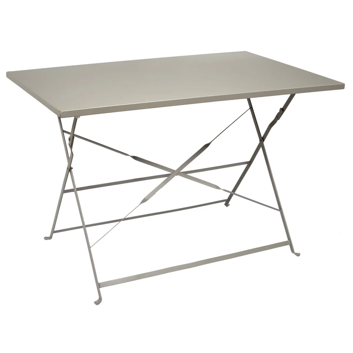 Table en métal taupe pour extérieur 110X70 - Édition Limitée – L’Art de la Table Française en Promotion ! - {'count': 1, 'name': 'ALLSIZE'}