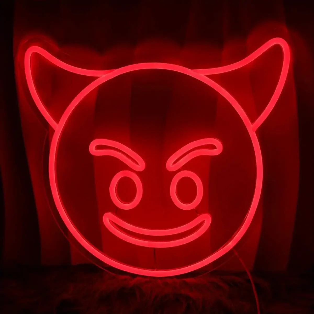 Neon Emoji Diabolique - Éclairage de qualité avec frais de port offerts Déco Luminaire | Luminaires, éclairage et décoration