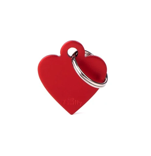 MYFAMILY - Médaille coeur rouge - Saldi Straordinari – Offerte Speciali Disponibili Adesso Pendentif coeur rouge Or 18K 6mm | Alda