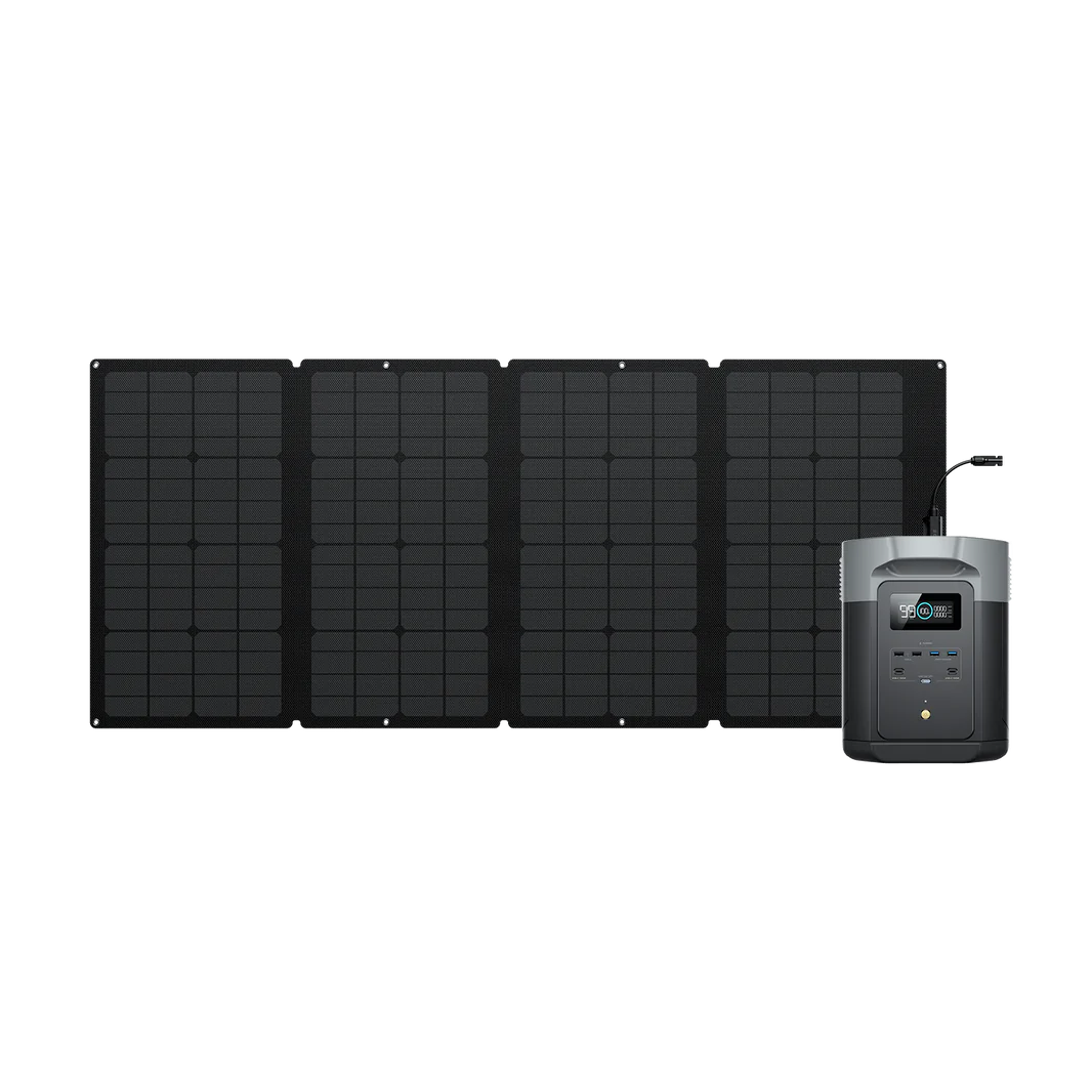 EcoFlow DELTA 2 Max Générateur solaire (PV160W) - Tout pour Créer des Expériences Mémorables en Extérieur Delta Dore - Régulateur digital température extérieur double pente Delta  125N - Réf : 6002004