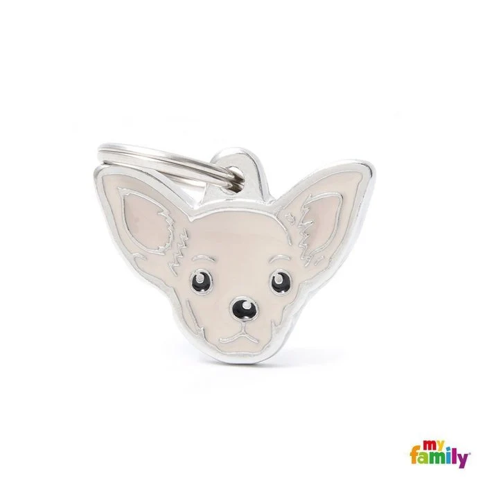 Médaille pour chiens - Friends Chihuahua Crème - Saldi Straordinari – Offerte Speciali Disponibili Adesso Médaille chien personnalisée bois nuage - Taille M | LovelyTruffe