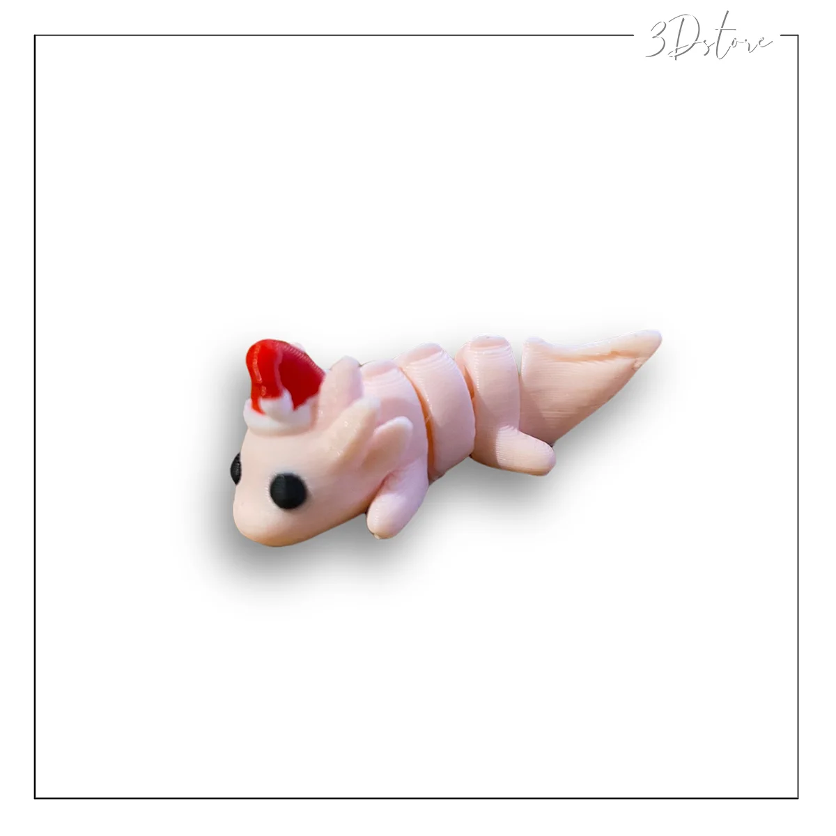 Figurine Chambre chibiko axolotl noël - Vins Rouges Harmonieux pour Chaque Occasion
