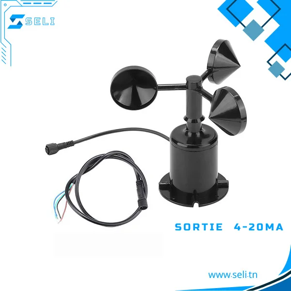ZTS-3000-FSJT-120 ANEMOMETRE A TROIS TASSES ALUMINIUM SONBEST SOTIE 4-20MA - Saldi Straordinari – Offerte Speciali Disponibili Adesso 4-20 mA Wind Sensors with the AIO-422-R1 | HomeMaster