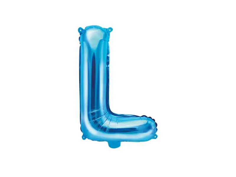 Ballon lettre L- Bleu - ​Boulangerie-Pâtisserie | Pain au Levain & Viennoiseries​ - pastry lettre l- pâtisserie pain amp viennoiseries