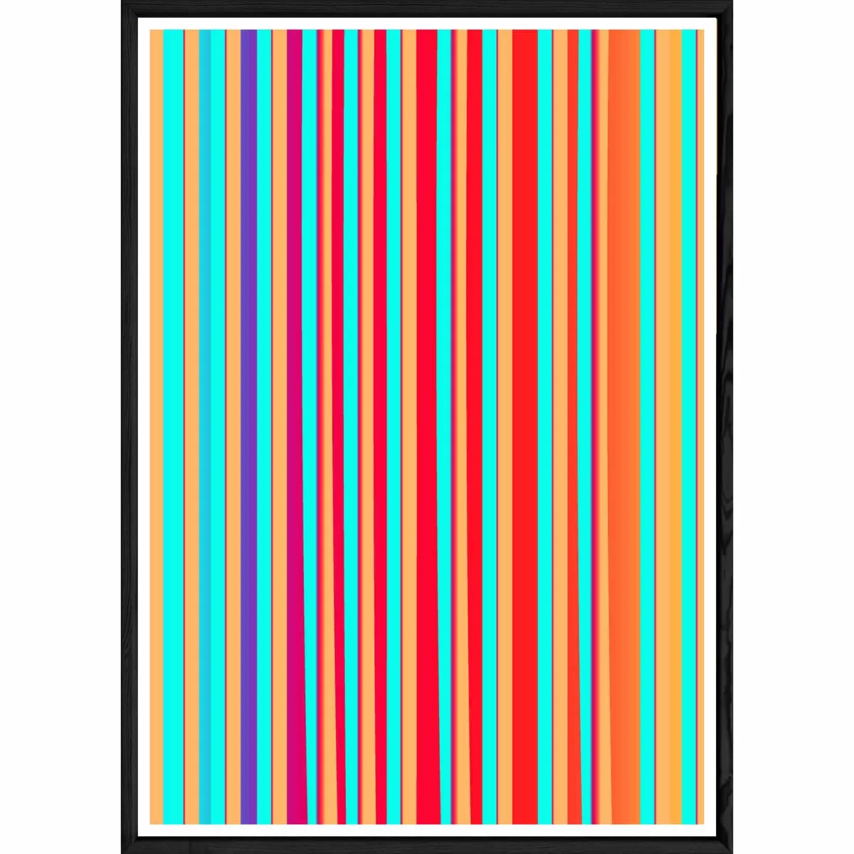 Tableau modern photo avec Art-Cadre.fr cadre noir POP – Taille 32×42 - Édition Limitée – L’Art de la Table Française en Promotion !