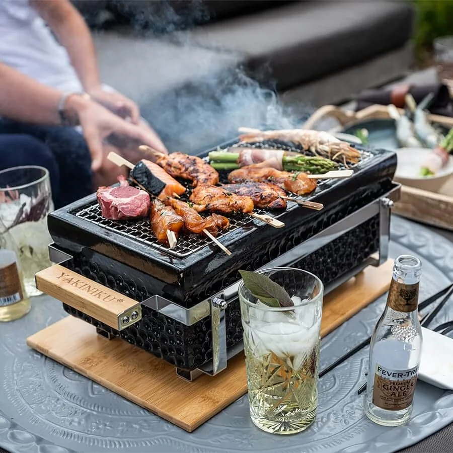 Shichirin Rectangulaire Konro & Yakitori grill – Yakiniku - Équipements Outdoor pour Activités en Chennai Pleine Nature