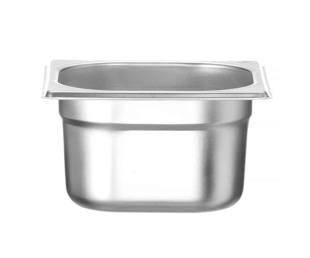 HENDI 800638 Bac Gastronorme 1/6 - Éclairage de qualité avec frais de port offerts Bac gastro polycarbonate GN 1/6 noir - Bacs gastro polycarbonate : Buffet  Plus