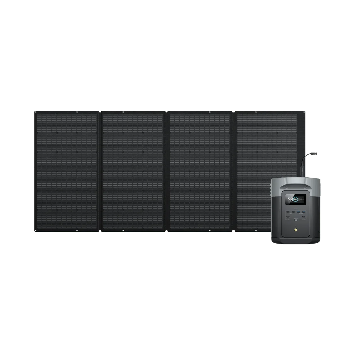 EcoFlow DELTA 2 visite Max Générateur solaire (PV400W) - Tout pour Créer des Expériences Mémorables en Extérieur
