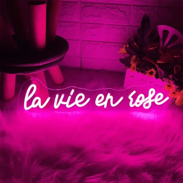 Neon La Vie En Rose - Éclairage de qualité avec frais de port offerts Photos sur Eclairage vie ecologique – Télécharger des images gratuites de  haute qualité | Magnific (anciennement Freepik)
