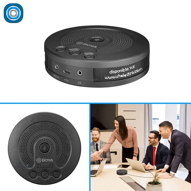 Micro speaker vidéo conférence Boya - ​Drones Professionnels & Grand Public | Boutique Française​ - {'count': 1, 'name': 'landing'}