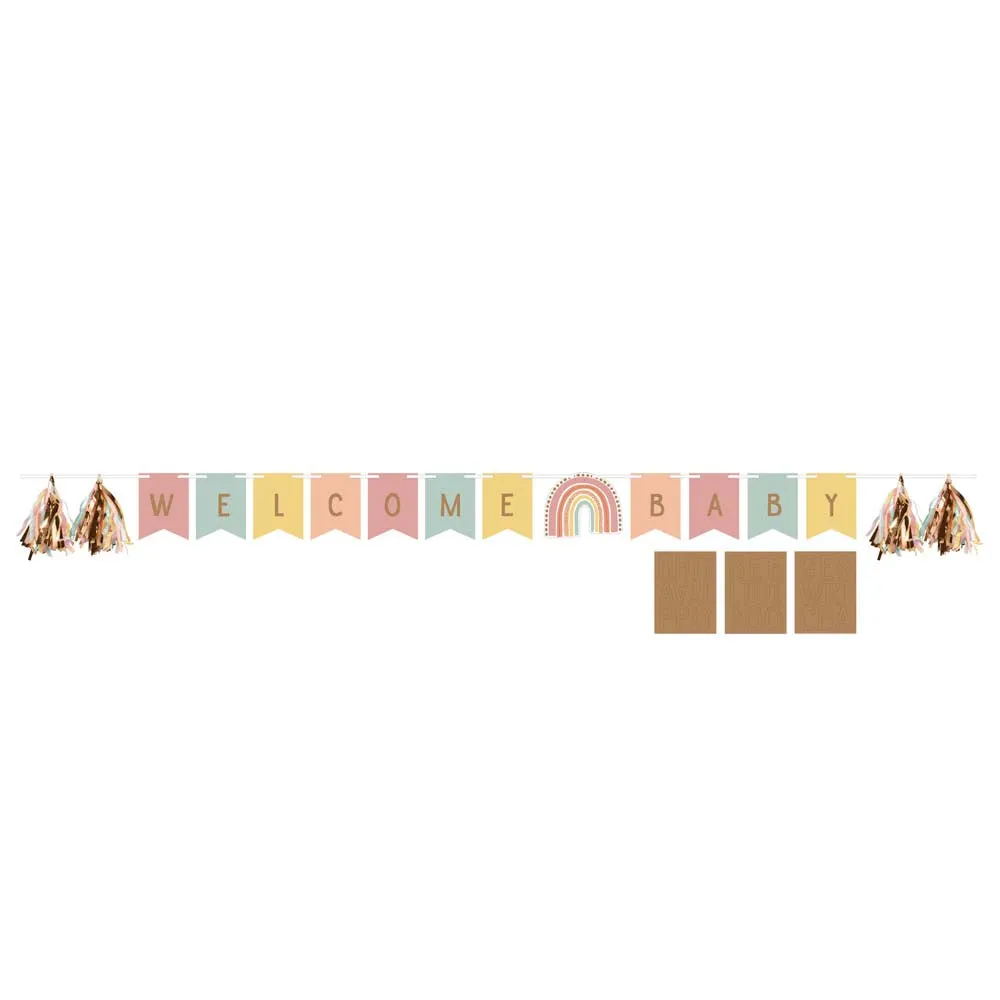 Guirlande Arc en ciel – Avec stickers - ​Boulangerie-Pâtisserie | Bakeries Pain au Levain & Viennoiseries