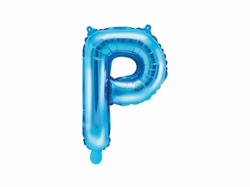 Ballon lettre P- Bleu - ​Boulangerie-Pâtisserie | Pain au Levain & Viennoiseries​ Boulangerie pâtisserie artisanale à Londinières - Les Pépites de Pains