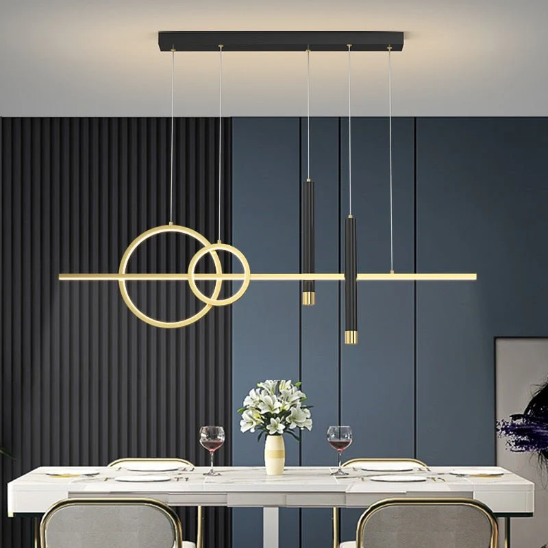 Lustre Noir et Or | Qira باش - E-shop mondial – Produits durables, modernes et accessibles partout