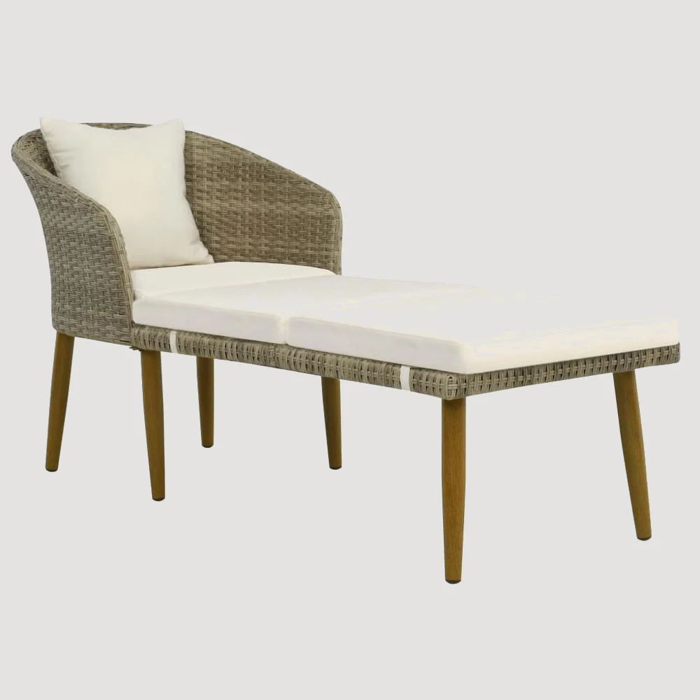 Transat en rotin sur pieds en bois - E-shop mondial – Produits durables, modernes et accessibles partout Fauteuil thaïlandais en rotin naturel
