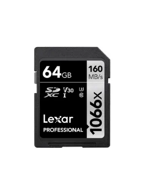 LEXAR SDXC 64GB 1066X PRO UHS1 A1 U3 CLASS 10 - ​Drones Professionnels & Grand Public | Boutique Française