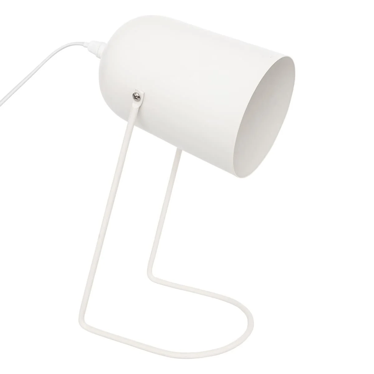 Lampe blanche en métal H30 - Édition Limitée – éditions L’Art de la Table Française en Promotion !