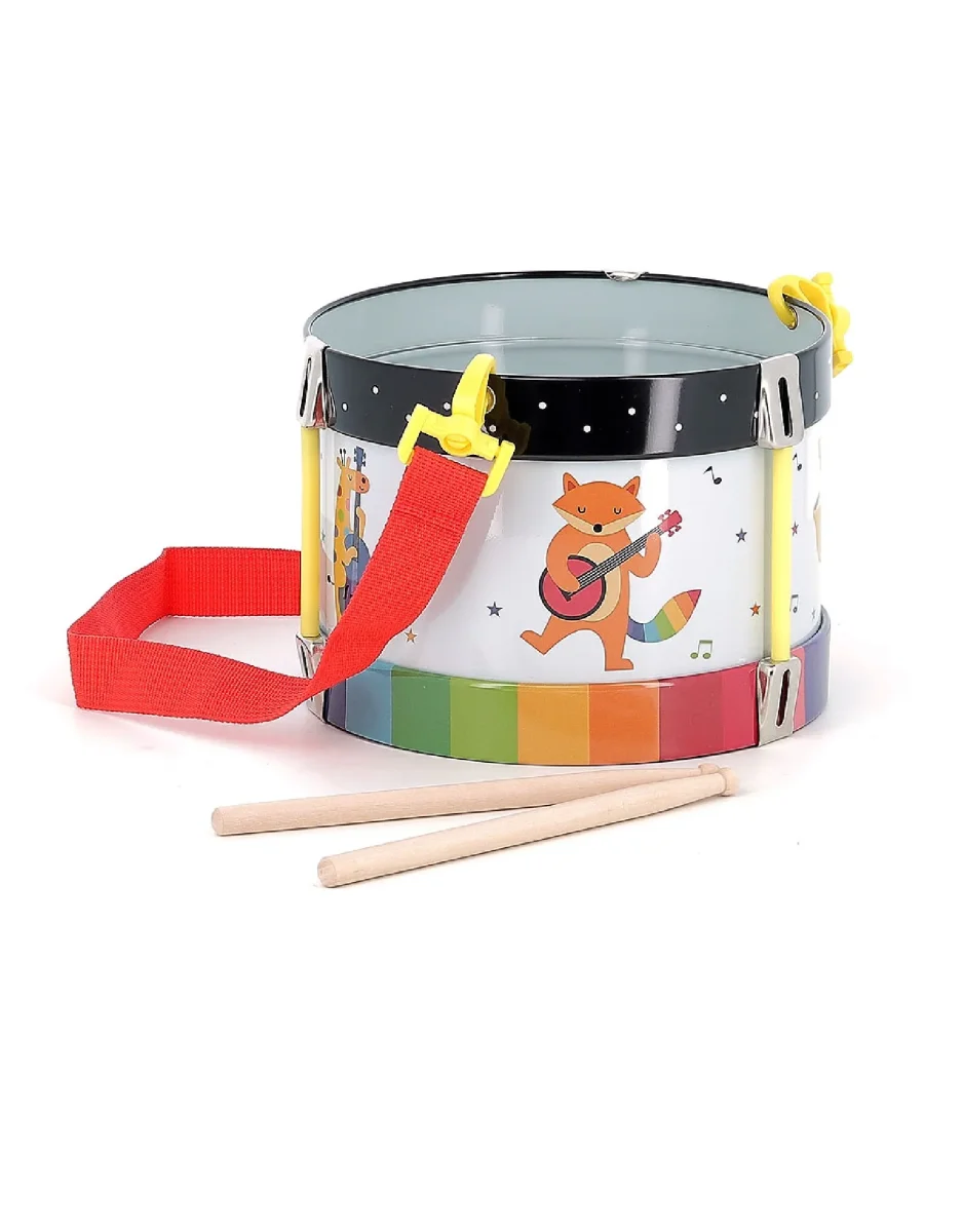 Tambour en métal - Vilac - Boutique Maman & Bébé – Produits Essentiels au Quotidien - {'count': 1, 'name': 'acoustique'}